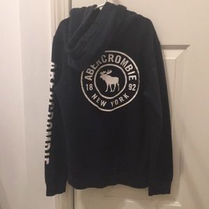 Blue Abercrombie & Fitch hoodie